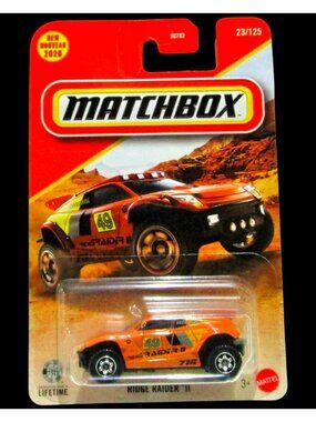 Matchbox Ridge Raider II 2026 Basic Series Die Cast One Sixty Four Scale Orange